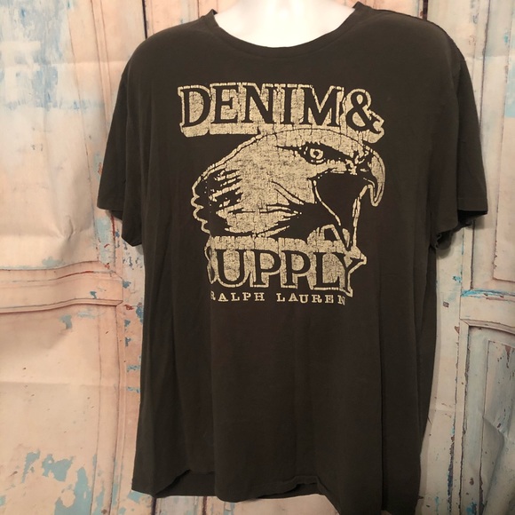 🛑Sold🛑& Supply Ralph Lauren Eagle T-Shirt Graphic - Picture 3 of 4